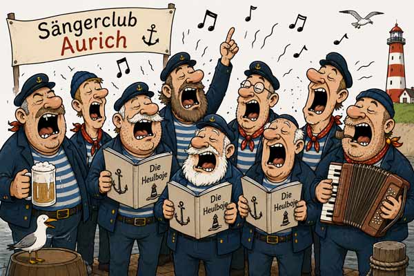 Grölender Shantychor